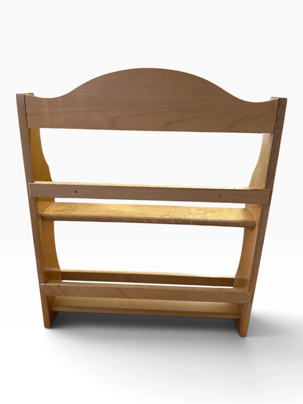 Vintage John Wagner & Sons Wooden Spice Rack